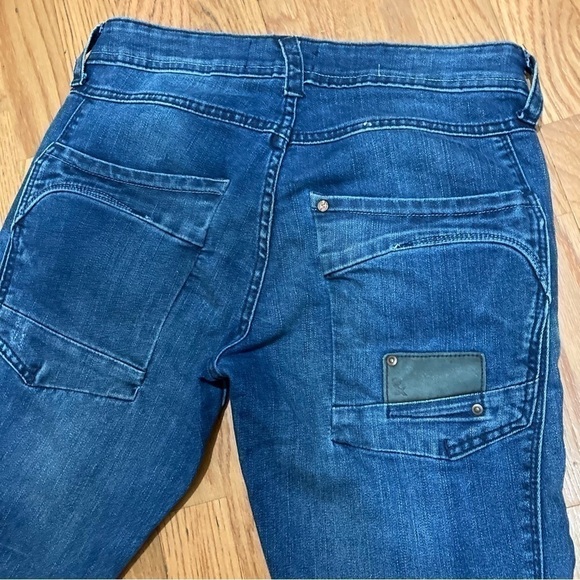 31 H & M Fit SQIN skinny Jeans big back pockets High waist - Picture 15 of 16